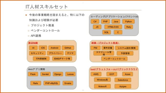 IT人材スキルセット